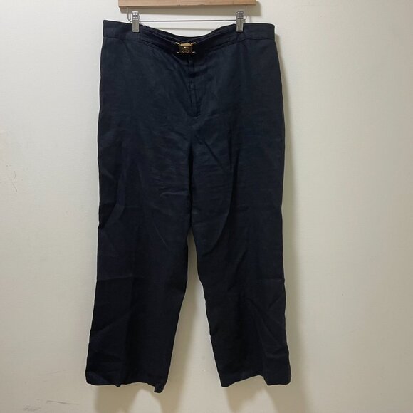 Lauren Ralph Lauren Linen Pants sz 16W - Picture 2 of 16